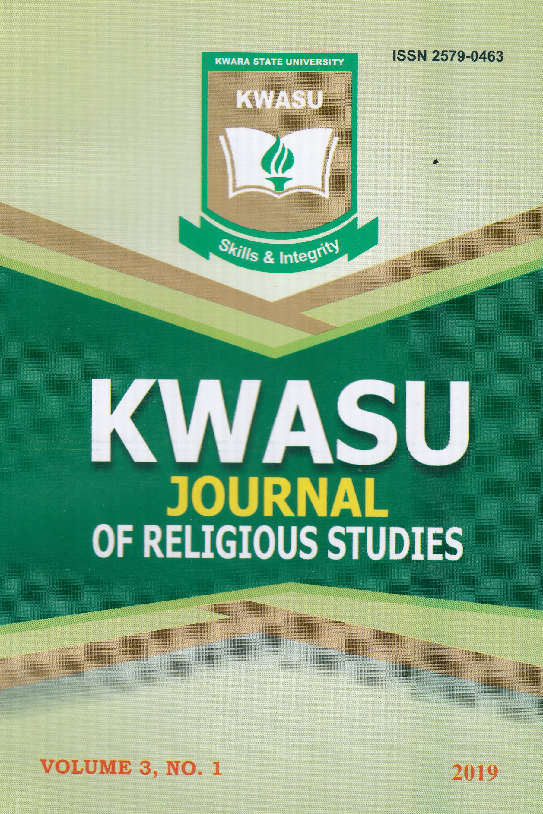 KWASU Journal of Religious Studies